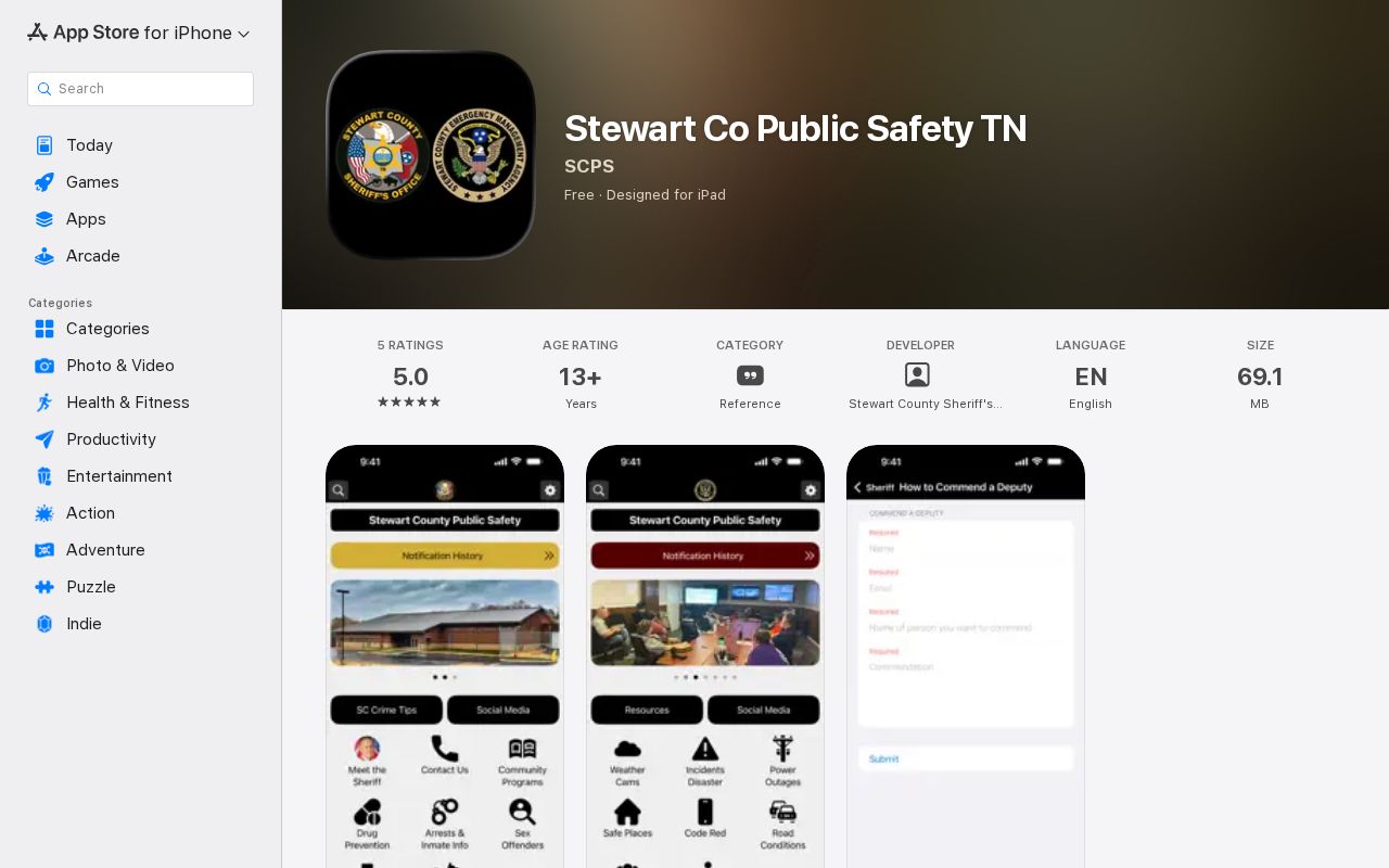 Stewart County sheriff app listing for release mugshot channel verification